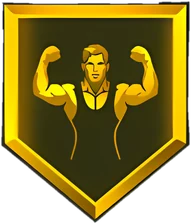 Bruiser Gold badge