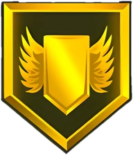 High-Flying Denier Gold badge