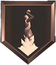 Static Middy Bronze badge