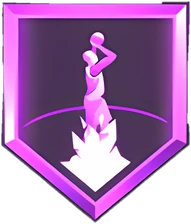 Static Middy HOF badge